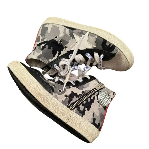Golden Goose  Francy Camouflage Star Sneakers - Picture 4 of 14